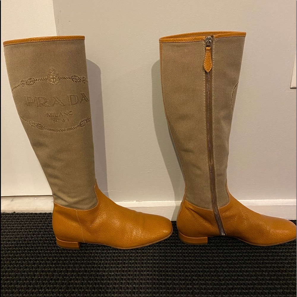 Parda knee high western style boots